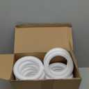 Juexica 24 Pcs 6 Inch Foam Wreath Forms for Crafts Foam Circles Ring Small Wreath Polystyrene Foam Ring for Wedding Home Flower Projects DIY Arts Crafts Supplies Christmas Decorations