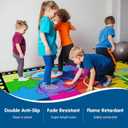 Booooom Jackson Classroom Rug Elementary Puzzle, 9'x12' Large Classroom Carpet Preschool Seating Rugs for School, Preschool Rug with Non-Slip Backing, 24 Seats, 0.2" Thick, 9' x 11'11"