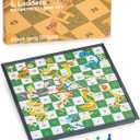 Magnetic Snakes and Ladders Board Game Set - 9.6 Inches