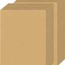 HningBuyox 300 PC Kraft Paper Sheets, Brown Printer Paper, 120g Double Size Brown Stationery Paper for Arts Craft, Drawing, DIY Projects, Invitation, Laser Inkjet Printer Compatible, 8.5 x 11 Inch