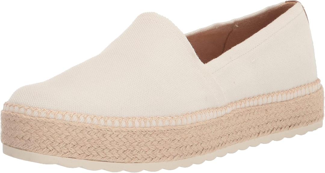 Dr. Scholl's Shoes Women's Sunray Espadrilles Loafer (9)  White Canvas