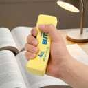 4 x Slow Rising Butter Squishy, Food Stress Balls for Adulds Anxiety Relief Squishies Soft Fidgets for ADHD Gifts Office School(1 Pcs Butter Stick)