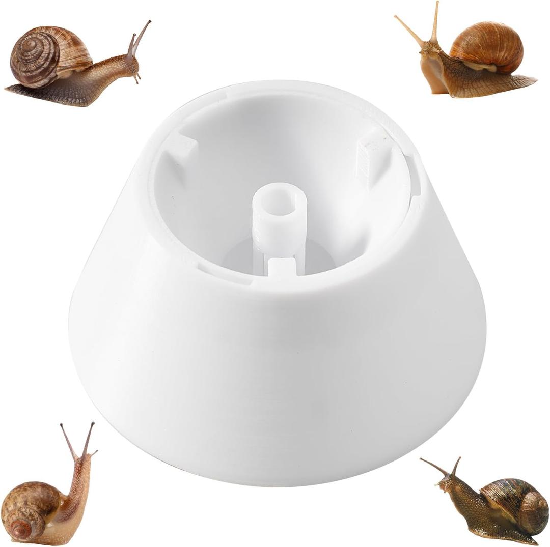 Aquarium Snail Capture, 3D Printing Snail Capture for Freshwater Aquarium, Small Snails Catcher for Fish Tank, Garden (White)