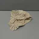 Beige Handmade Crochet Cotton Table Cloth Lace Doilies Round Lace Tablecloths 18 Inches.