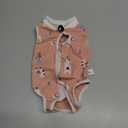 ANWA Cat Recovery Suit, Breathable Cat Onesie After Surgery, Kitten Surgery Recovery Suit, Female Abdominal Wounds (Medium, Alpaca)