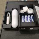 Oral-B iO Series 10 Rechargeable Electric Toothbrush with Visible Pressure Sensor to Protect Gums, 2 Min Timer, 7 Cleaning Settings, 4 Replacement Toothbrush Heads, and Charging Travel Case, White