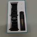 Lerobo Resin Band Compatible with Apple Watch Series 11/10/9/8/7 38mm 40mm 41mm 42mm 44mm 45mm 46mm 49mm,Fashion Lightweight Strap for iWatch Series 6/5/4/SE/Ultra 3 2 1 Wristband Replacement for Women Men (Black)