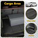 Floor Mats & Cargo Liner for 2018-2025 Audi Q5/SQ5 (Not for Q5 PHEV) (Include Sportback), All Weather Automotive TPE Liners Set Anti-Slip Waterproof Floor Liners Accessories - Black