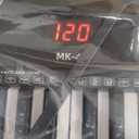 61 Keys Compact Keyboard Piano, Multi-Function Electronic Piano with 255 Sounds, 255 Rhythms, 24 Demos, Includes Sheet Music Stand, Note Stickers & Power Supply, Gift for Beginners, Black