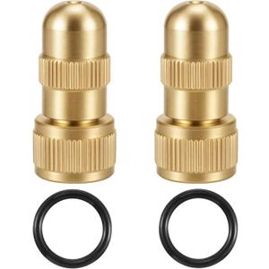 LEIFIDE 2 Pack Brass Adjustable Cone Nozzle Replacement Compatible with 6-6000, All Brass Sprayer Nozzles Parts Compatible with 1941, 1831, 1480, 1449, 21250XP, 21240XP, 97600N Sprayer