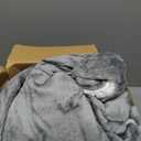 Bedsure GentleSoft Sherpa Fleece Blankets King Size for Bed - Thick and Warm Throw for Women and Men, Soft Fuzzy Plush King Blanket for Winter, Grey, 108x90 Inches