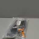 Silk Satin Sleeping Mask Eye Mask Set Include 2 Blindfold Eyeshade Elastic Strap Double Layer Silk Filling Eye Cover 2 Ear Plugs 2 Storage Bags for Women and Men Sleep Travel Nap (Black, Gray)