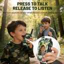 Video Walkie Talkies for Kids, 2 Pack Camo 2 Way Radio Toys for 3-12 Year Old Boys, Long Range Handheld Walkie Talkie for Outdoor Adventure Camping Hiking, Best Birthday Gifts