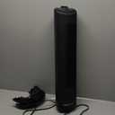 Amazon Basics 28" 60-Degree Oscillating Tower Fan for Bedroom, Living Room, Office, With 3 Speeds, Intuitive Mechanical Control, Black, 35W, 27.8"H x 9.4"D x 9.4"W