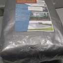 12x20FT Waterproof Tarp, Yumatum 16 Mil Heavy Duty Tarps with Reinforced Edges/Brass Grommets, 100% UV Blocking/Tear Resistant Poly Tarp for Camping, Patio, Tent, Boat(Silver/Black)