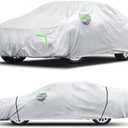 Car Cover Custom Fit for Toyota Camry 1996-2025,Honda Accord 2001-2025,6 Layers Truck Cover Waterproof All Weather for Automobiles, Outdoor Full Exterior Cover, Rain, Sun, Wind Protection, Silver