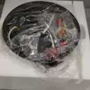 Semi Flush Mount Ceiling Light with Seeded Glass Shades for Kitchen Hallway and Dining Room, 3-Lights Rustic Ceiling Light Fixtures in Oil Rubbed Bronze.