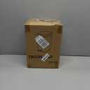 Rejomiik Small Bathroom Can with Lid Slim Soft Close Garbage Can Step Wastebasket Container Bin for Office Bedroom Kitchen Living Room (1.9 Gallon Black)