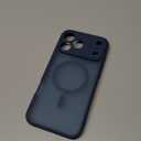 Magnetic for iPhone 17 Pro Max Case, Full Camera Protection, Compatible with MagSafe, Military-Grade Shockproof, Anti-Slip, Matte Slim Cover for i Phone 17 Pro Max Phone Case 6.9", Blue