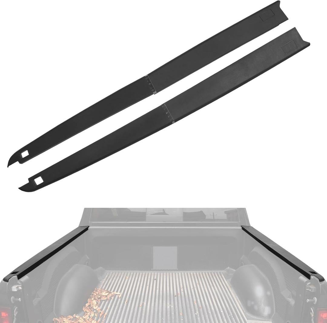 5.7ft Truck Side Bed Rail Caps for Dodge Ram 1500 Crew Cab 2009-2018– Left Right Side Truck Bed Rail Protector Cover W/Stake Holes