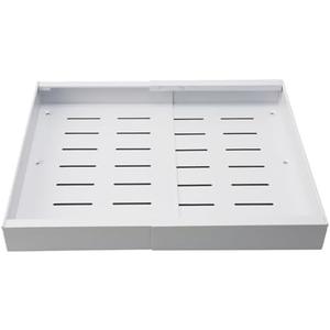 2 Pack FAMKIT Expandable Pull Out Cabinet Organizer, No Drilling Slide-Out Drawer with Adhesive Nano Film, Adjustable Width 12.6-20.5in Shelf Storage Drawer for Kitchen Base Cabinet Organization