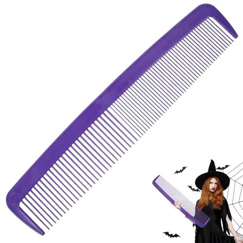 Funny Giant Hair Styling Huge Comb, Halloween Big Comb Prank Supply (Purple)