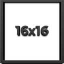 16x16 Shadow Box Frame Black | 1 Inch Deep Solid Wood Shadowbox Display Frame | UV Resistant Acrylic Plexiglass, Acid Free Backing, and Hanging Hardware | Dugan Picture Frame Style