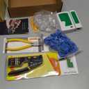 Solsop Pass Through RJ45 Crimp Tool Kit Ethernet Crimper CAT5 Cat5e Cat6 Crimping Tool Kit