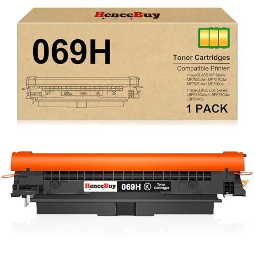 HenceBuy 069H Black Toner Cartridge High Yield Compatible Replacement for Canon 069 069H for ImageCLASS MF753Cdw MF751Cdw LBP674Cdw LBP673Cdw LBP674Cx MF752Cdw MF756Cx Printer (1 Pack,Black)