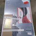 VIZ-PRO Large Magnetic Dry Erase White Board for Wall, 60 X 36 inches, Pack of 2, 5' x 3' Aluminum Framed Whiteboard with Marker Tray for School Office Home