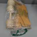 Sisal Cat Scratcher Bed,Extra Large Solid Cat Scratching Board Couch Scratcher Cardboard with Sisal Ball,26.8 Inch Hammock Lounger for Indoor Cats, Furniture Protector