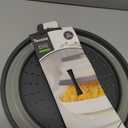 Tovolo Microwave Splatter Cover for Food, Medium (Charcoal) - Collapsible & Vented Silicone Splatter Guard Lid - Microwave Plate & Dish Cover with Handle - BPA-Free Kitchen Gadget for Meal Prep (Medium (10 inch))