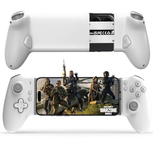 arVin USB C Mobile Gaming Controller for iPhone 17/16/15 Series & Android (USB-C) Plug & Play - Remote Play for PS5/PS4/Xbox/PC Consoles, Cloud Game, Emulator, with Hall Effect Joysticks/Turbo/Back keys