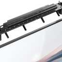 WALI Soundbar Mount  No Drilling TV Top Shelf with 2 Storage Boxes, Universal Sound Bar Holder for Samsung, Sony, LG, Bose, 34.65"x4.3" (TSH004-2B), Black