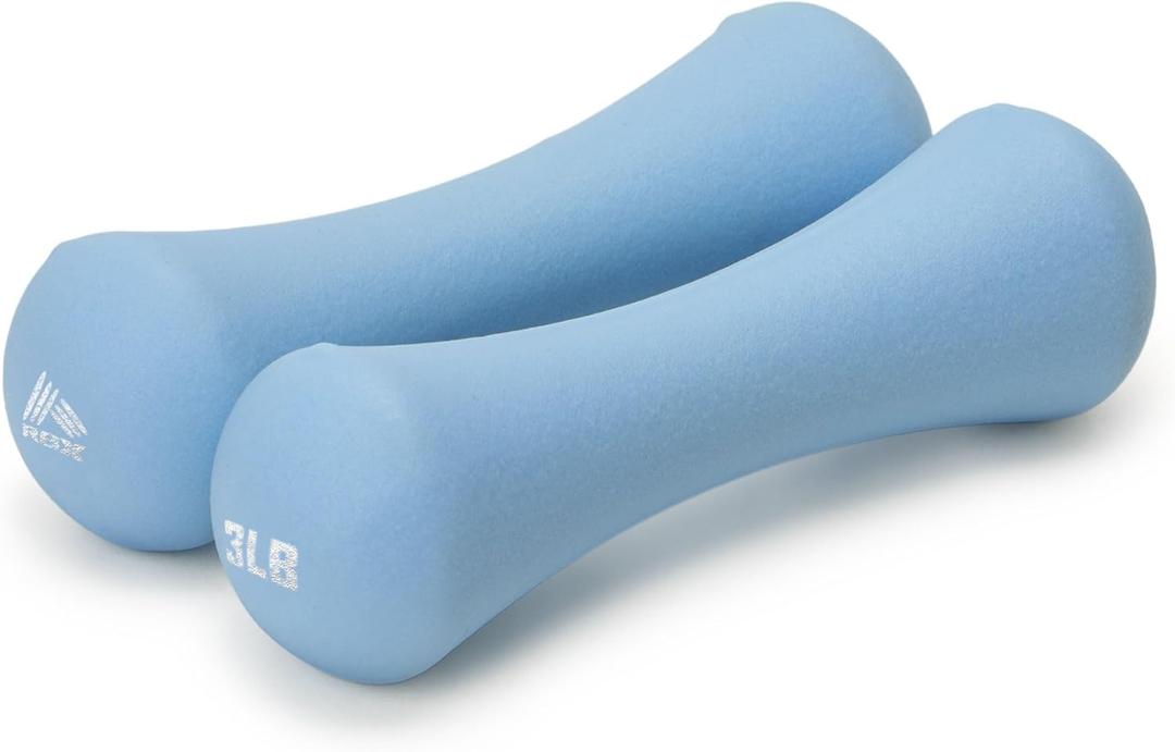 RBX Hand Weights, Neoprene Hand Weights for Home Workouts, Cardio & Strength Training, Home Gym Equipment