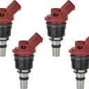 4pcs Fuel Injectors Replacement for 1992 1993 1994 1995 1996 1997 1998 Subaru Forester Impreza Legacy SVX FJ398 16611AA140