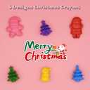 3 x 6 Pack Christmas Mini Crayons Toys, 6 Colors Christmas Tree Snowman Santa Crayons for Boys Girls Boys Christmas Stocking Stuffers Birthday Party Favors Gifts