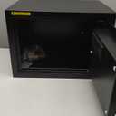 1.2 Cuft Small Home Safes Water and Fireproof, Fire proof Safes for Home Use, Anti-Theft Security Safe Box With Digital Keypad & Removable Shelf and Led Light, Money Safes for Documents Valuables