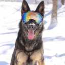 Pacify Dog Goggles for Large Dogs, UV Protection Dog Sunglasses with Adjustable Strap for Large Dog Pet Glasses