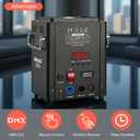 Vertical Fog Machine 1500W, DMX & Remote Control, 30ft Smoke Range, Timer - Stage DJ Halloween Party Effects (BF-06)