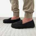 Bright Men's Corduroy House Slippers (Black)