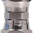 JIC 304 Stainless Steel Female Swivel Union, 1/2 Female x 1/2 Female