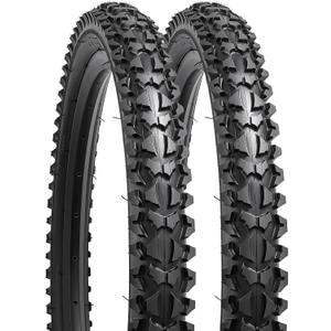 YUNSCM 2-PCS 20" Bike Tires 20x2.125/57-406 Compatible with Mountain Bike 20x2.0 20x2.10 20 x 2.125 20x2.15 Bicycle Tires (Y-1121)