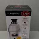 Waste King 1 HP Garbage Disposal with Power Cord, Food Waste Disposer for Kitchen Sink, L-8000