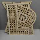 Playroom Decor Rattan Letters Set 12 x 15 Boho Wall Signs for Bedroom Large Wooden Rattan Letters for Toddler Girls Boys Playroom Art Nursery Room Decorations(Play)