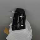 80994 Door Armrest Repair Front Left Side Door Panel Handle Black Compatible with 2010-2014 Chevrolet Chevy Silverado Suburban Avalanche Tahoe,GMC Sierra Yukon Replaces 84127280 (Standard FL)