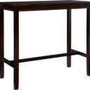 Linon Claridge Walnut 42 inch Height Bar Table