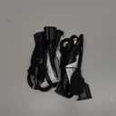 DEWENWILS Extension Cord Splitter 1 to 3, 18 Inch 16/3 Heavy Duty SJTW Wire, 3 Prong Outdoor Power Splitter for Halloween Decor Christmas Lights, ETL Listed, Black, Pack of 3