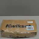 Kwikset San Clemente Non-Functioning Front Door Lock Handle, Inactive Deadbolt and Interior Door Handle, Dummy Handleset Exterior with Interior Reversible Lever, Satin Nickel with Microban Protection