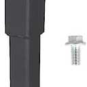 Silscvtt 16 Inch Trailer Hitch Extension Receiver 2 Inch 5/8 Inch Pin Hole 4000 LBS Tow